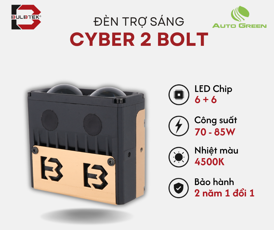 ĐÈN TRỢ SÁNG CYBER 2 BOLT BULBTEK